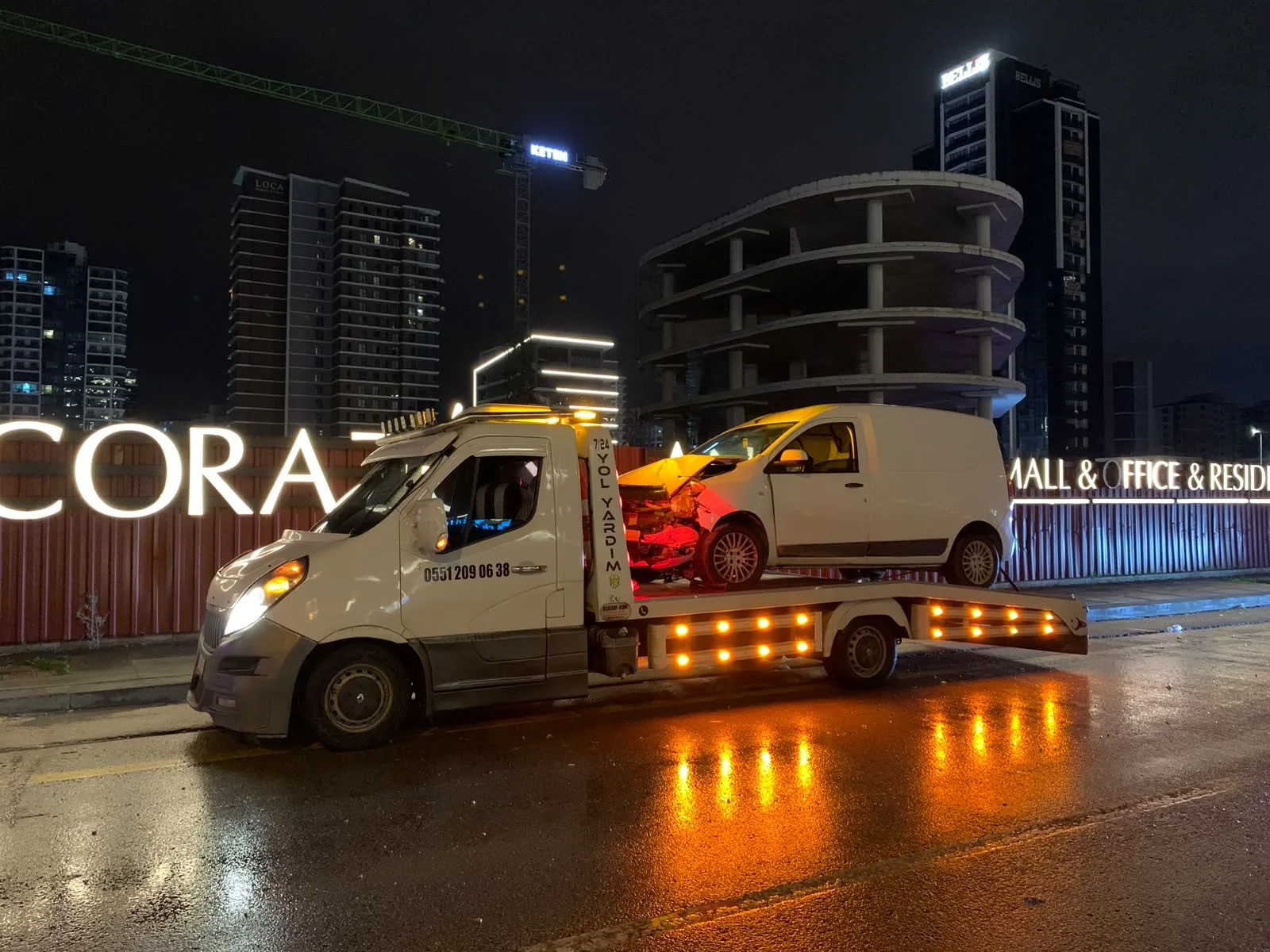 Balaban Oto Kurtarma gece araç taşıma hizmeti